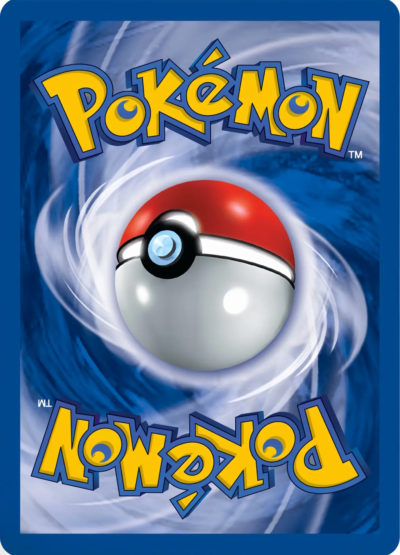 Back of a Simplified Chinese Pokémon card showing the anti-counterfeit stamp